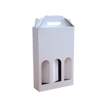 Schnaps box - 3 Fenster - 24x7,5x36,5 cm