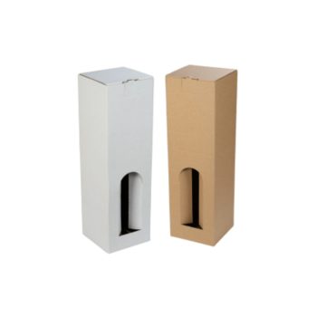 Sekt, Weinkiste - 1 Fenster - 9,5x9,5x31,5 cm